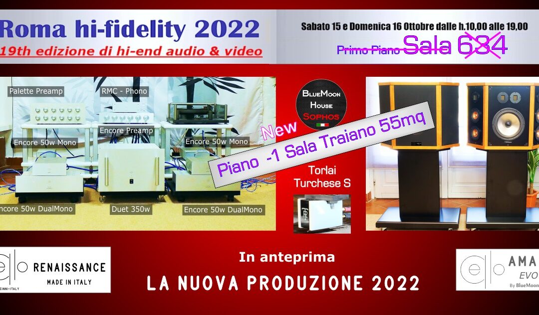 Roma HI-Fidelity 2022 – Sala Traiano 55mq