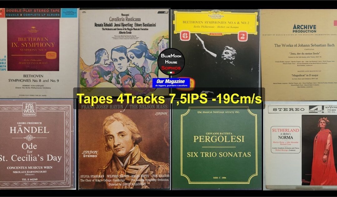 Tapes 4 traks 7.5IPS – Usato C/V